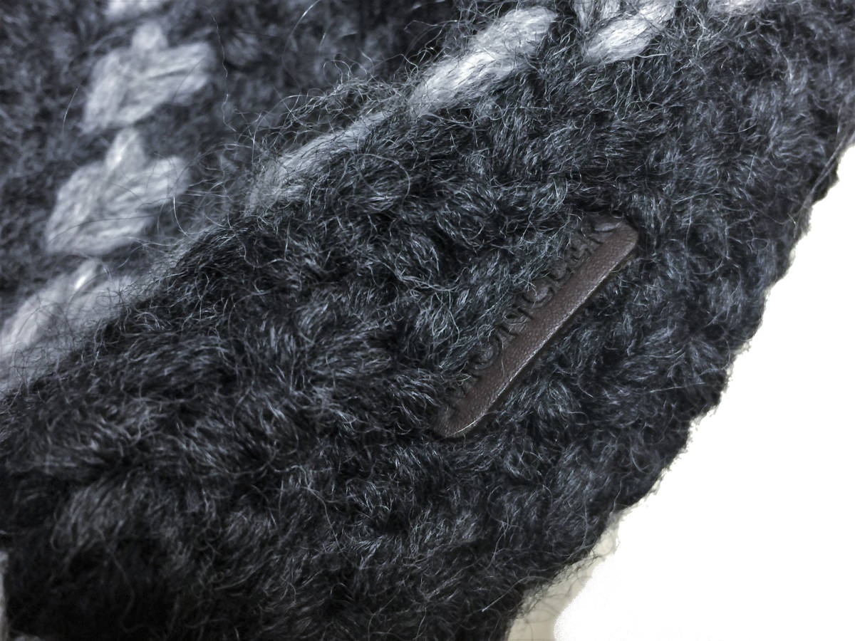 エポカウォモ 高級ショールニットカーディガン 茶系 48/Lサイズ 春夏