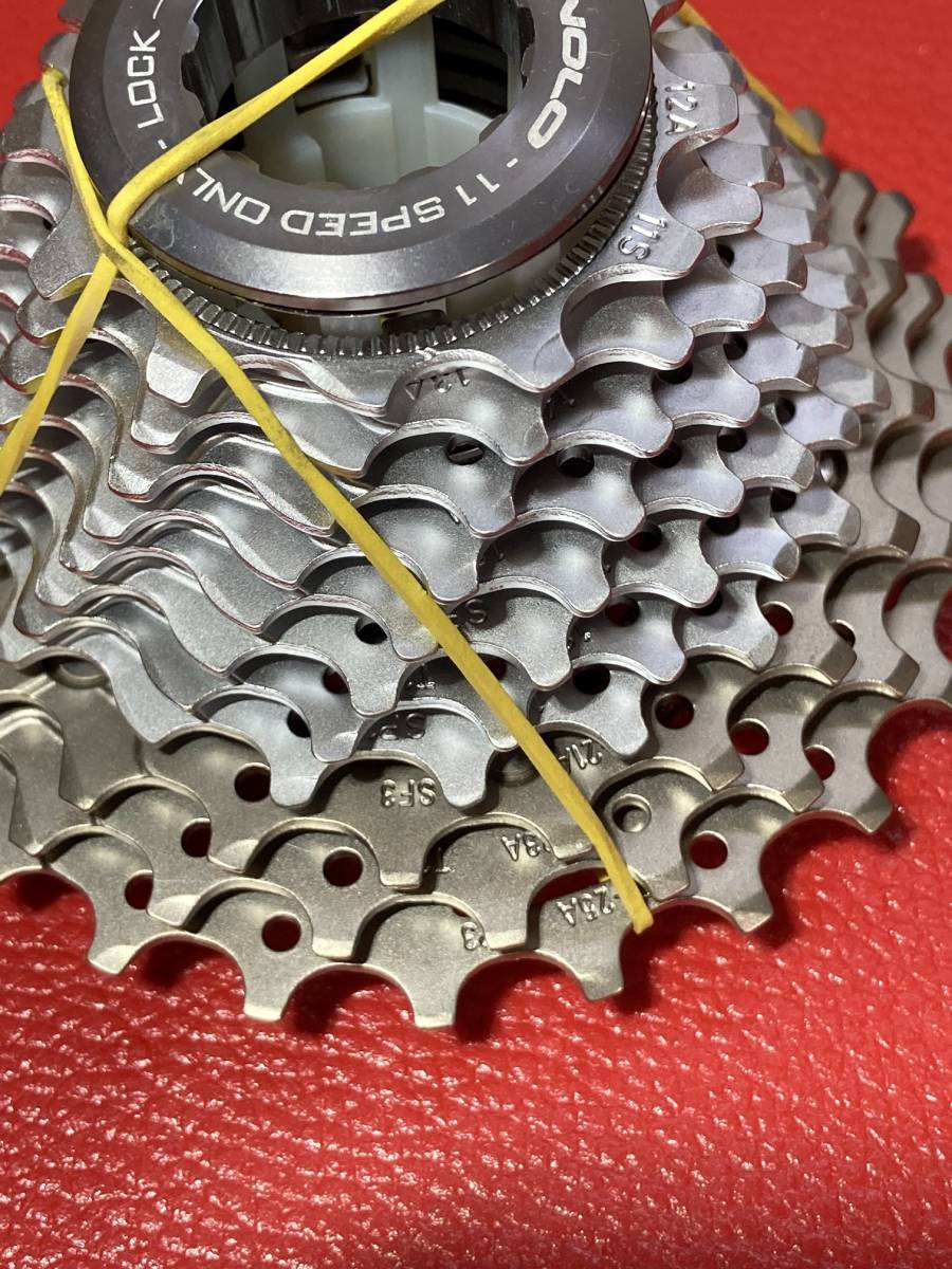 Campagnolo RECORD 11sスプロケット 12-25 開封済み新品 □ Campagnolo Record 11S スプロケット 12-25T 箱なし 未使用品