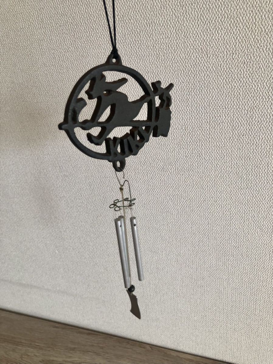 絶版レア☆魔女の宅急便☆キキ&ジジ 「キキの看板」ウィンドベル