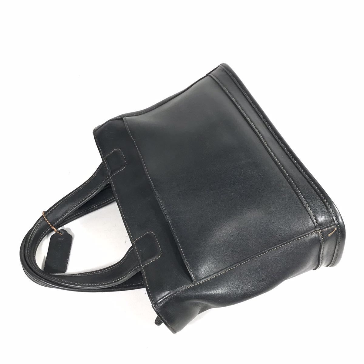 922 米国製 オールドコーチ ミニトートバッグ 黒 本革 レザー 922 米国製 オールドコーチ ミニトートバッグ 黒 本革 レザー