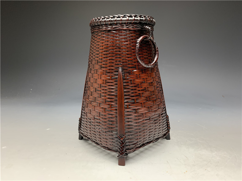 竹編籠花入 竹編提梁花籃 時代籠 竹籠 花器 花入 かご 手編み 茶道 茶道具 木工 竹工芸 売買されたオークション情報 Yahooの商品情報をアーカイブ公開 オークファン Aucfan Com