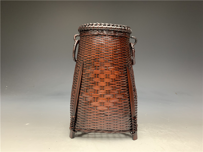 竹編籠花入 竹編提梁花籃 時代籠 竹籠 花器 花入 かご 手編み 茶道 茶道具 木工 竹工芸 売買されたオークション情報 Yahooの商品情報をアーカイブ公開 オークファン Aucfan Com