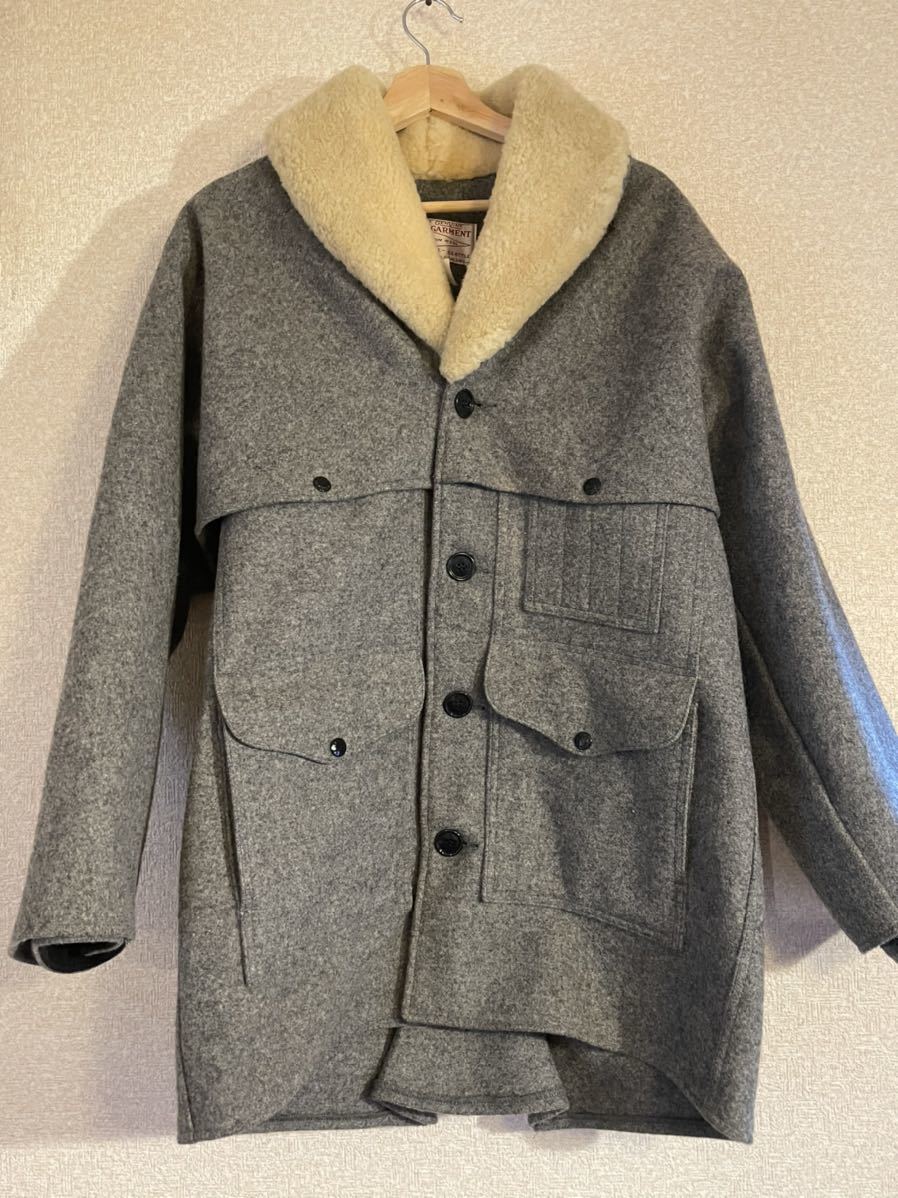 フィルソン パッカーコート グレー 40 ダブル マッキーノ USA製 Filson  