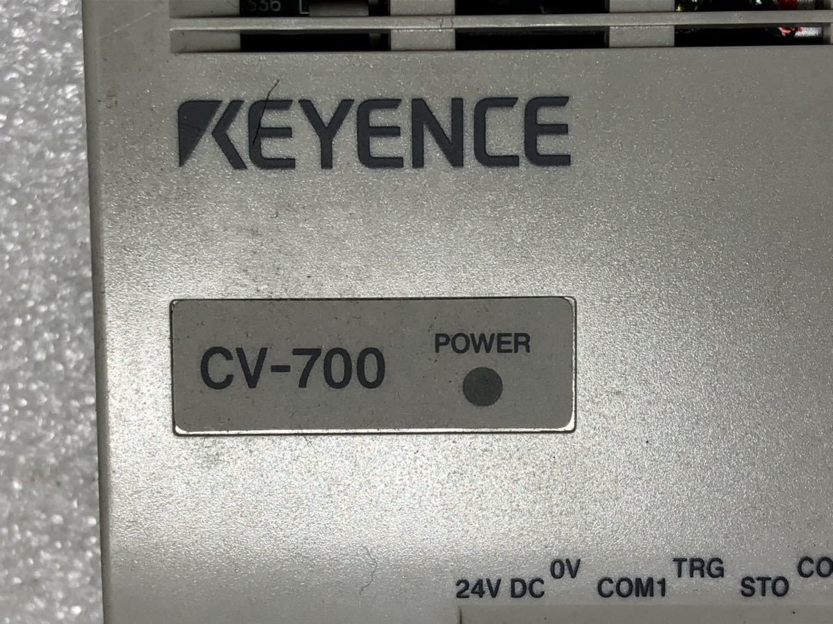 KEYENCE CV-700 画像センサーコントローラー CV-M30 液晶モニター CV