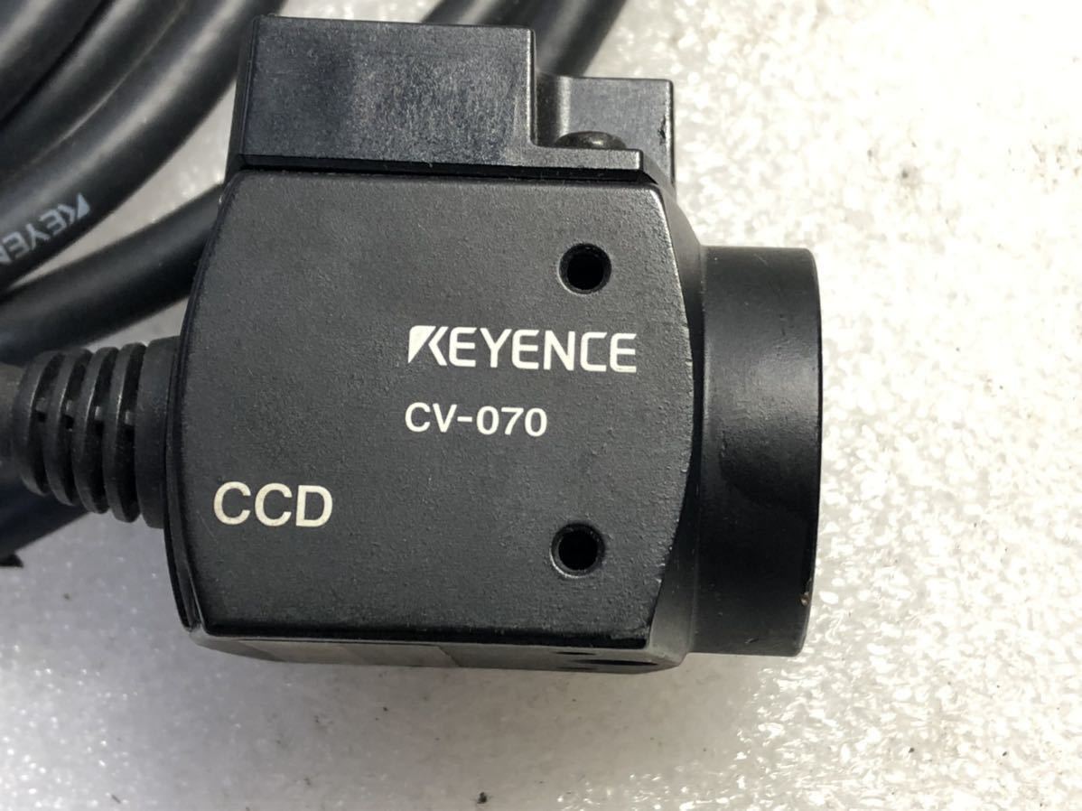 KEYENCE CV-700 画像センサーコントローラー CV-M30 液晶モニター CV