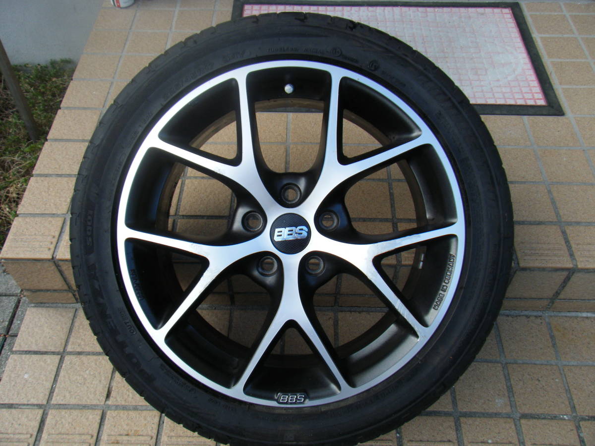 PCD112 BBS SR005 メッシュ 7.5j/+45 ハブ約67㎜ 4本セット! 中古