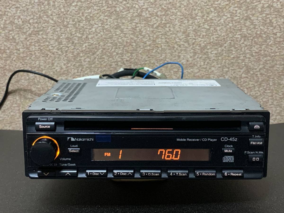 Nakamichi 【割とキレイ】Nakamichi CD-45z 動作確認済み 旧車や外車等に！