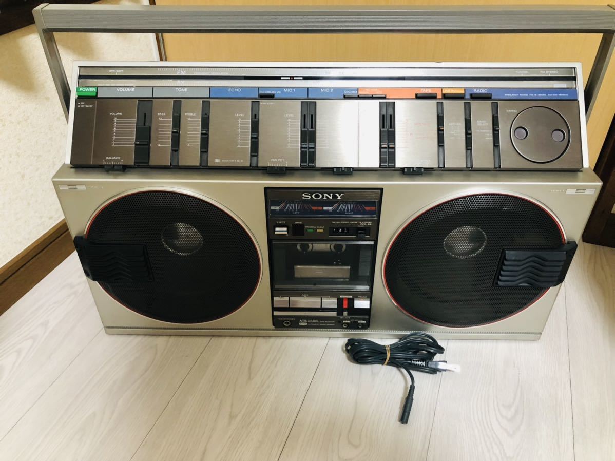 動作確認済み】ソニー ラジカセ CFS-99レトロ 良品 SONY CFS-99
