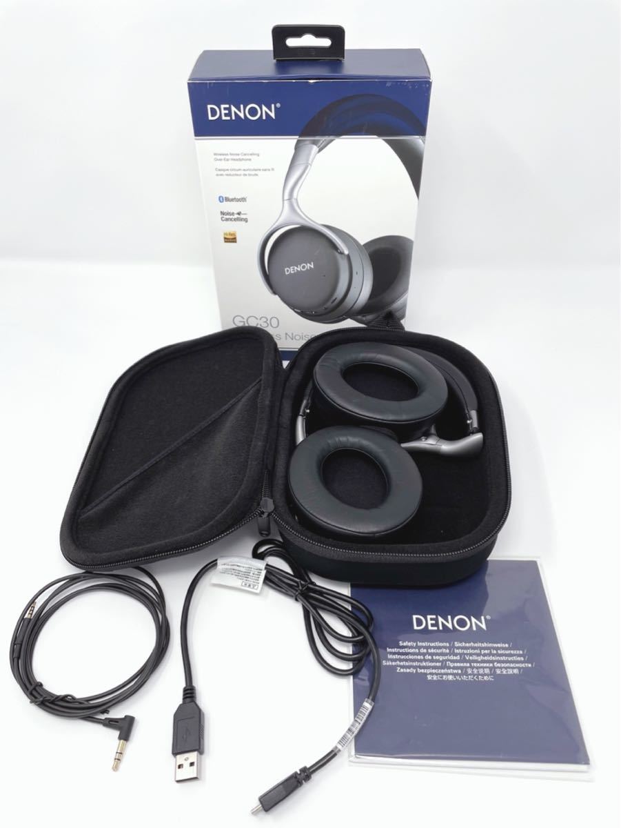 デノン Denon AH-GC30 ワイヤレス ノイズ キャンセリング ヘッドフォン