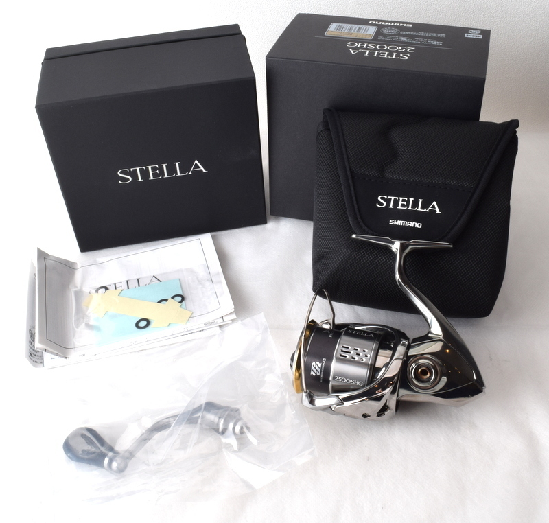 未使用品 SHIMANO シマノ【ステラ 2500SHG 03802 スピニングリール】箱付き 釣り具