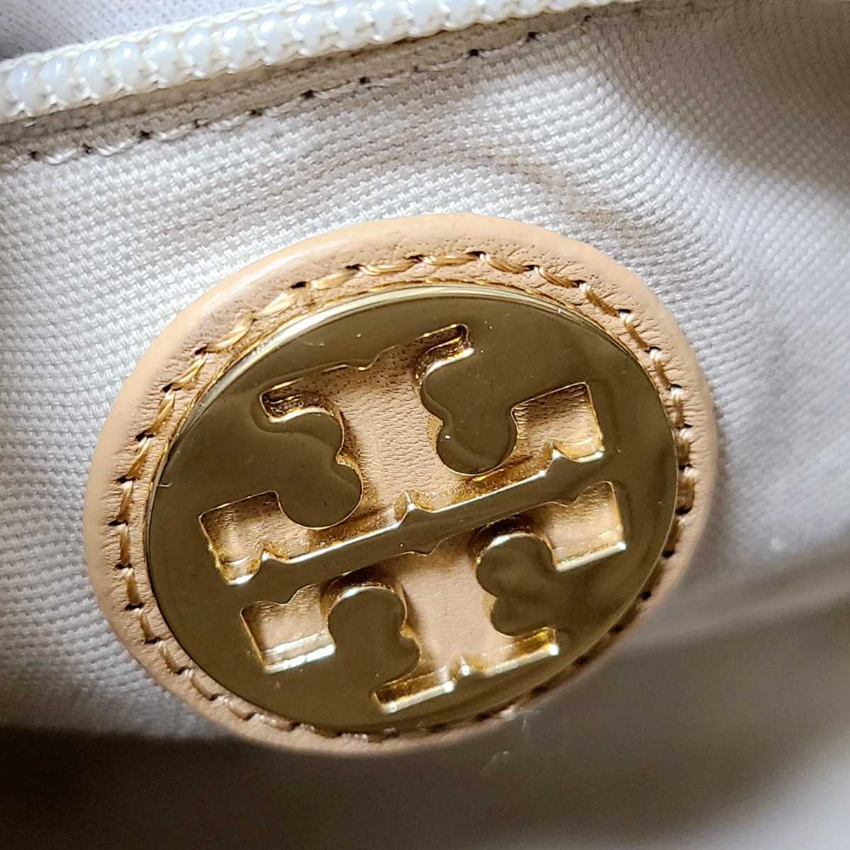 大 Tory Burch トリーバーチ キャンバス レザー 本革 トート ハンド バッグ レディース おしゃれ ロゴ かわいい 有名 ブランド Ad かばん バッグ 売買されたオークション情報 Yahooの商品情報をアーカイブ公開 オークファン Aucfan Com