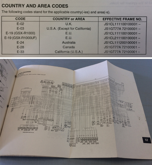 GSX-R1000 K7 K8 2007 2008 スズキ純正サービスマニュアル 関連資料付