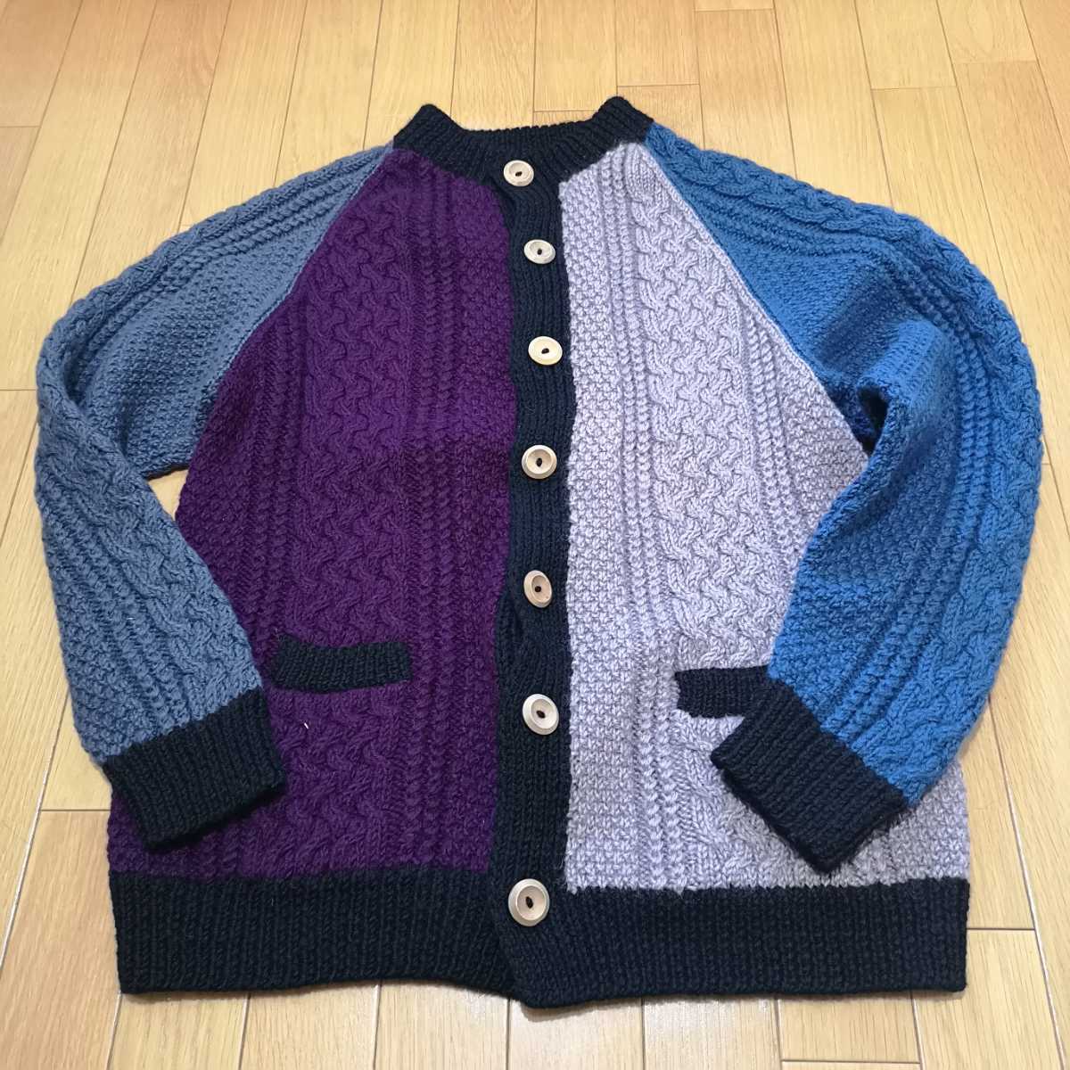 ☆美品 茶タグ☆INVERALLAN 4A CRAZY PATTERN SCOTTLAND☆インバー 