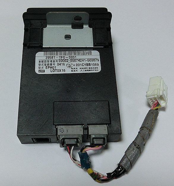 ホンダ純正 ETC アンテナ分離型 車載器 39581-TF0-0031 管J24g(純正品
