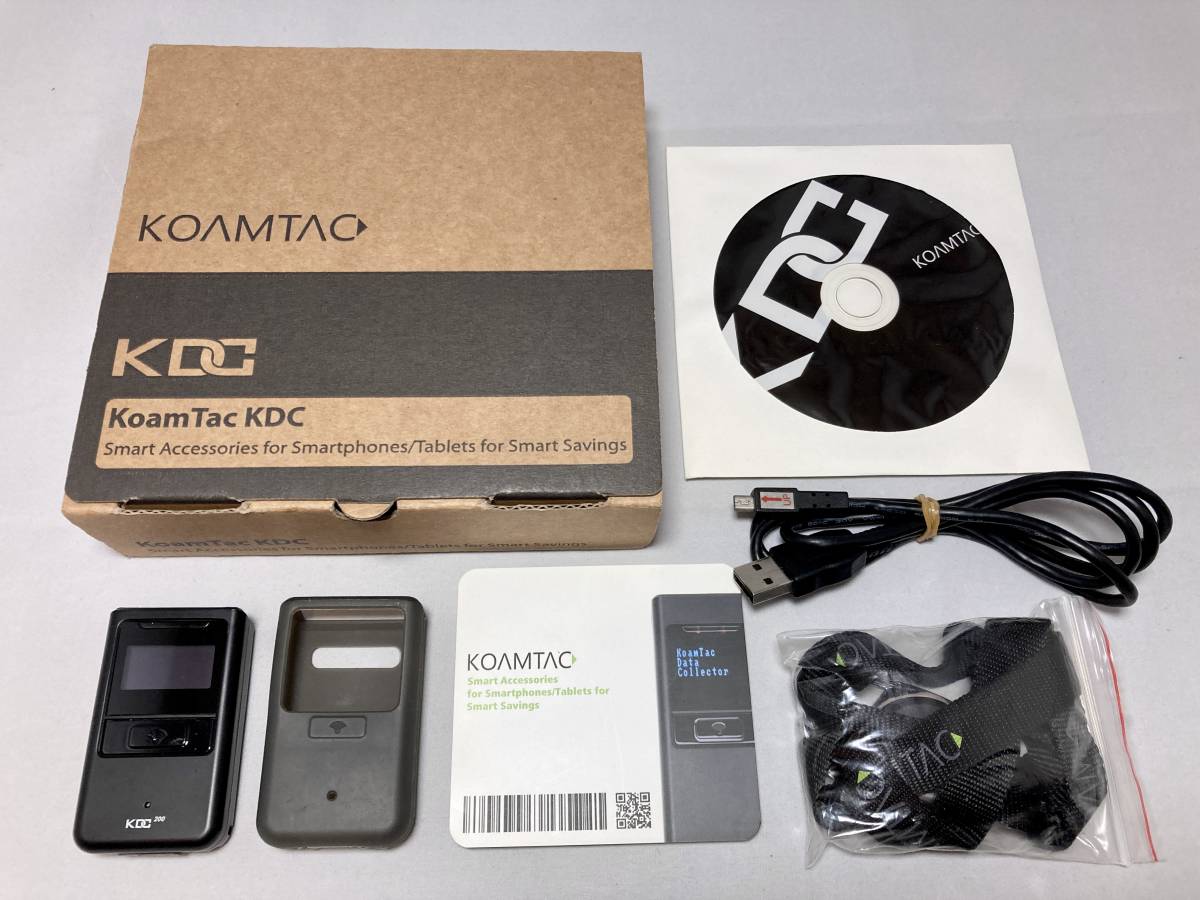 KOAMTAC バーコードリーダー KDC200M ラバーケース付き Bluetooth搭載