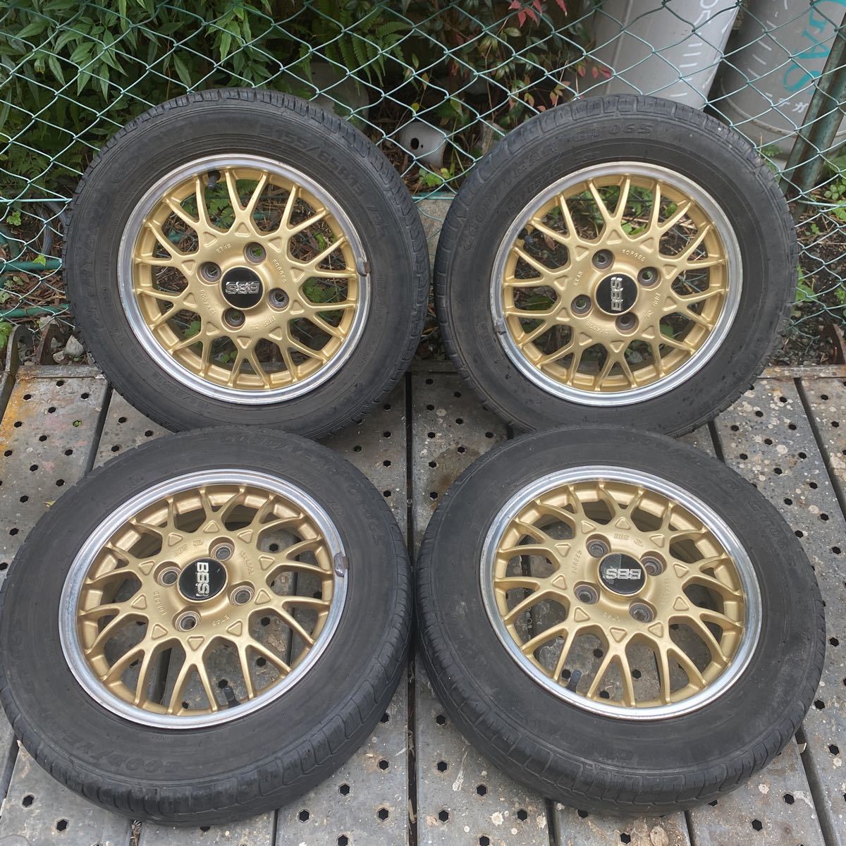BBS スバル 純正 ホイール 鍛造 - ゴールド 4本セット 16インチ STI 4 