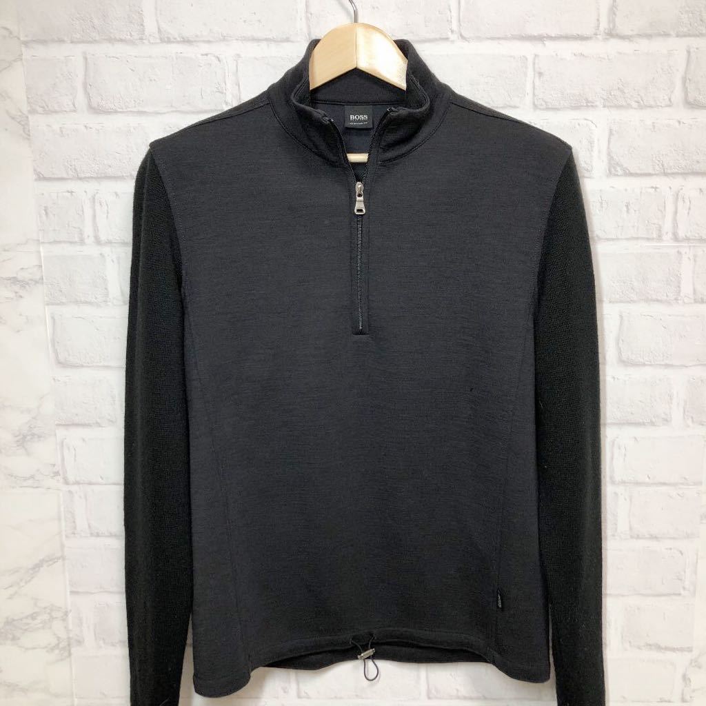 HUGO BOSS ヒューゴボス　REGULAR　FIT　ポリアミド　ニット　ミックス　ウェア　ジャケット　アウター