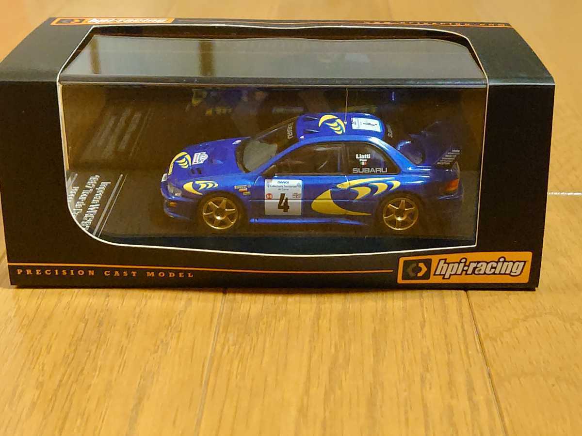 hpi 1/43 SUBARU IMPREZA WRC (#4) 1997 Tour de Corse P.LIATTI ターマック スバル インプレッサ ツール・ド・コルス リアッティ 同梱歓迎