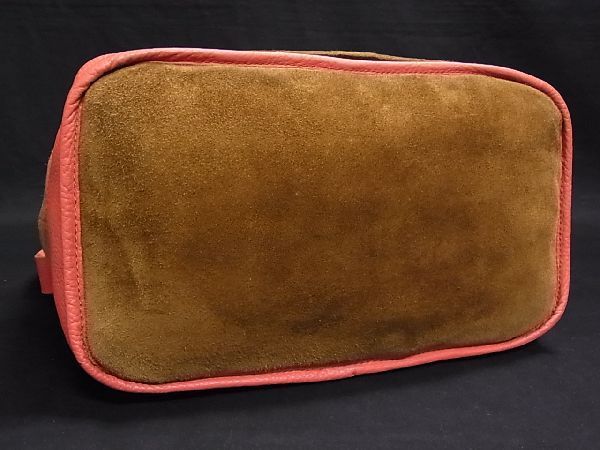 1円 □美品□ LANCEL ランセル スエード×レザー リバーシブル トート  