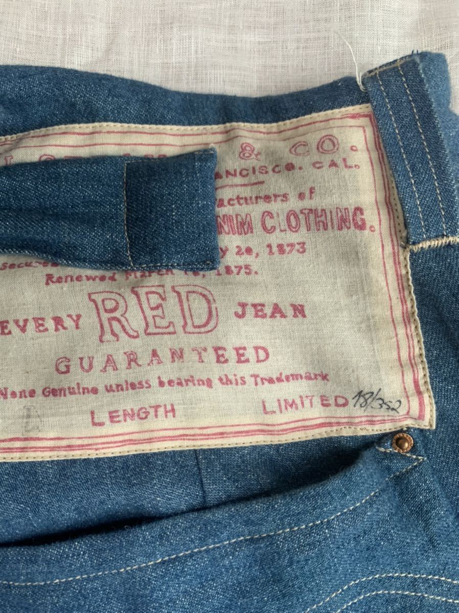 LEVISRED 2014 BAGGED 世界限定352本 L リーバイスレッド(W34)｜売買 