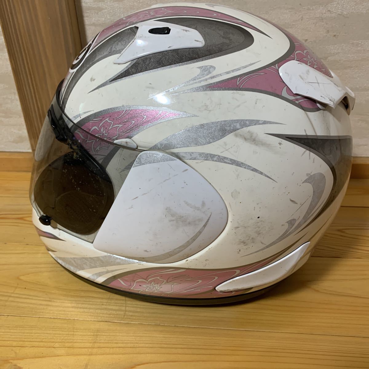 中古 Arai アライ アストロ IQ カレン XLサイズ(61-62cm) バイク