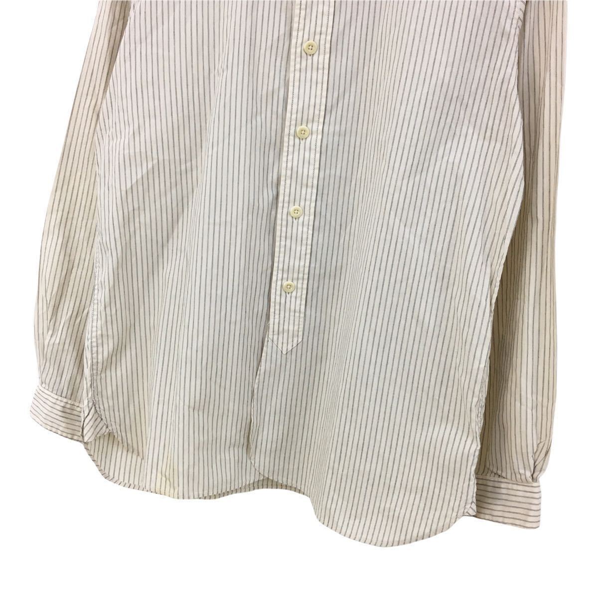 Y370 MHL. MARGARET HOWELL マーガレットハウエル 長袖 ストライプ 
