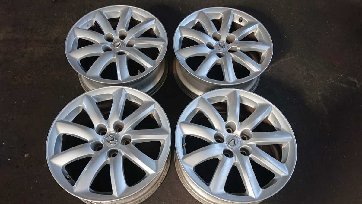 お取扱店 送料無料 レクサス純正ホイール 18インチ 4本セット LS460等