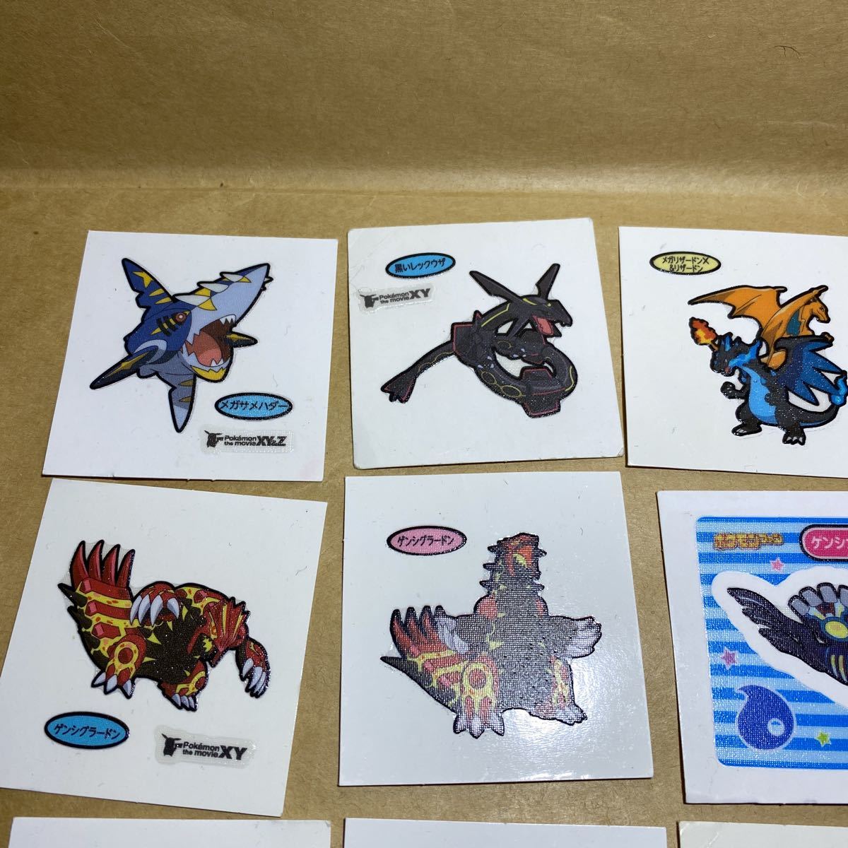 21超人気 ポケモンデコキャラシール 144弾 ポケモンパン メガリザードン メガルカリオ メガジュカイン ゲンシグラードン メガレックウザ ソーナンス Lacistitis Es