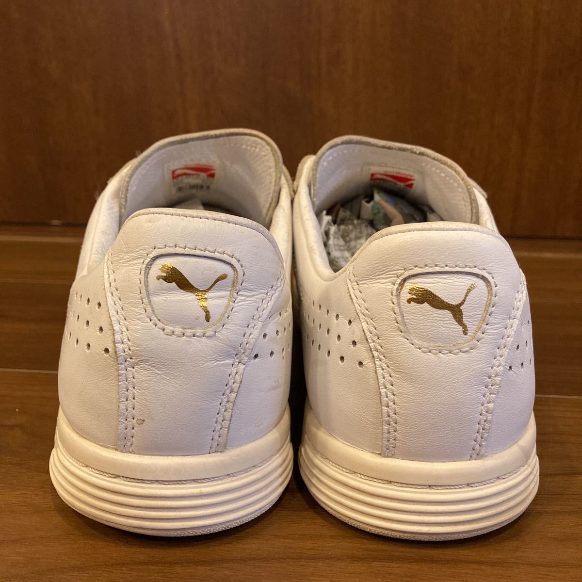 美品！希少スニーカー！プーマ レザー スニーカー PUMA コートスター 