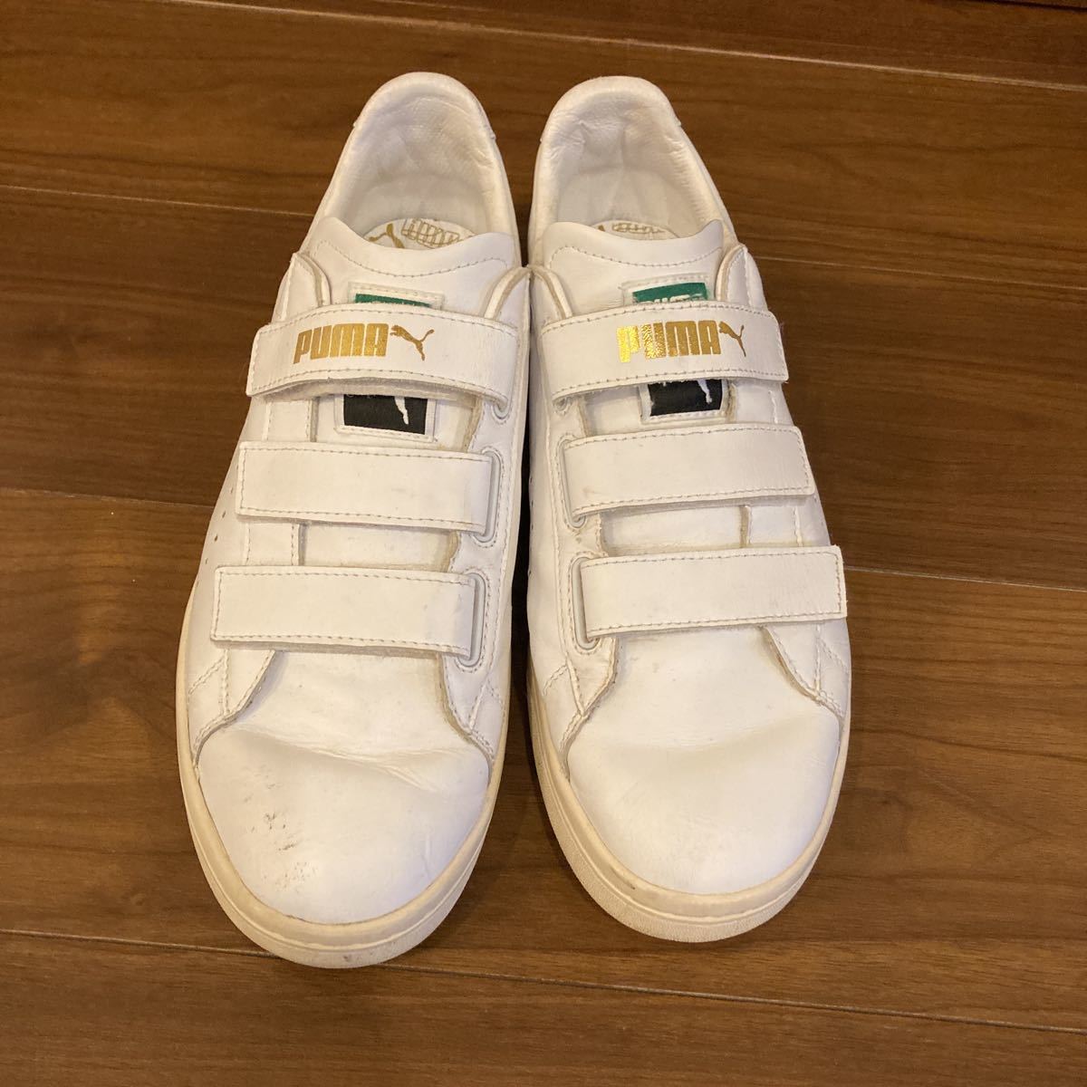 美品！希少スニーカー！プーマ レザー スニーカー PUMA コートスター 