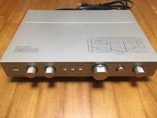 TECHNICS テクニクス プリアンプ SU-C01 Technics
