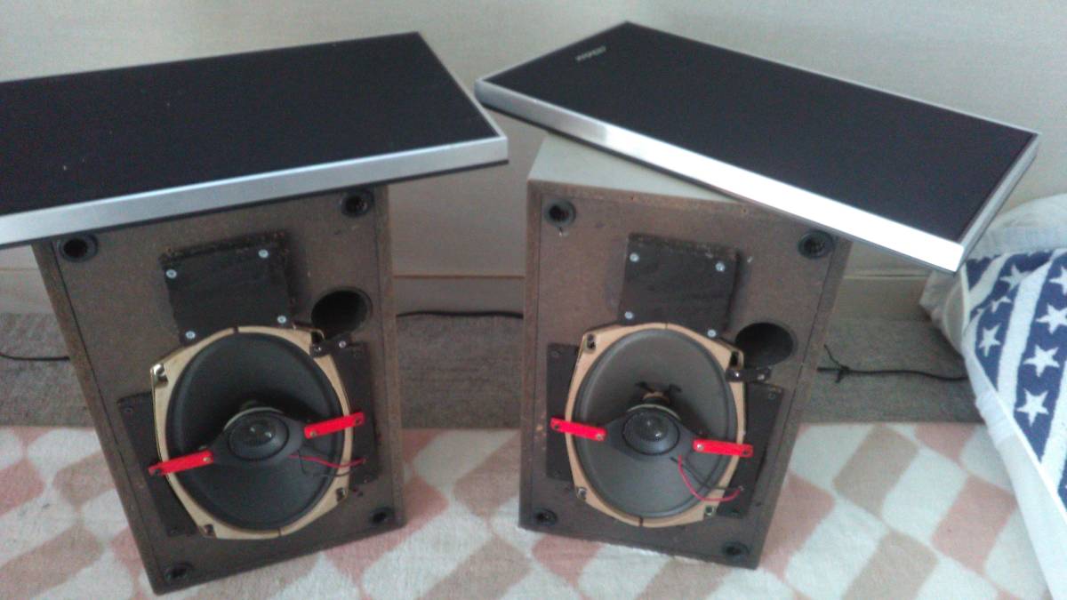 ナショナル松下のアルニコ楕円フルレンジと日立５cmの２wayシステム 　_1