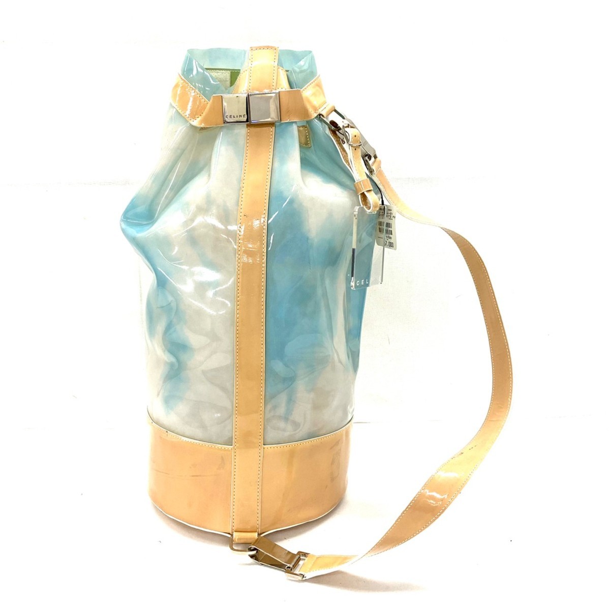 ◇セリーヌ CELINE◇ワンショルダーバッグ プールバッグ ライトブルー 