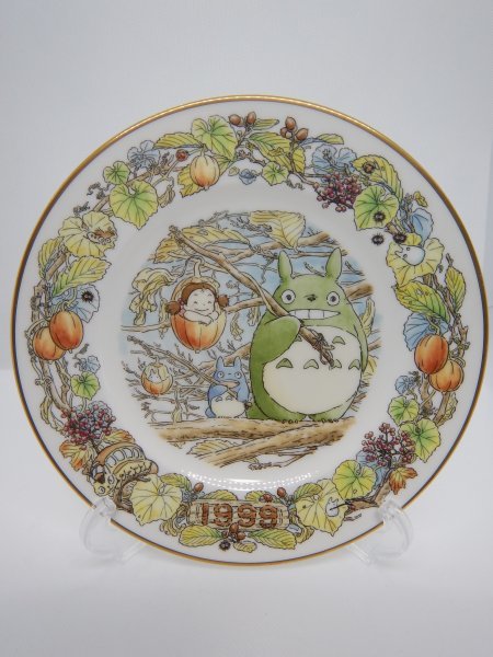 【新品】　Noritake プレートセット 4枚 Noritake ノリタケ となりのトトロ イヤープレート YEARLY PLATE 4枚