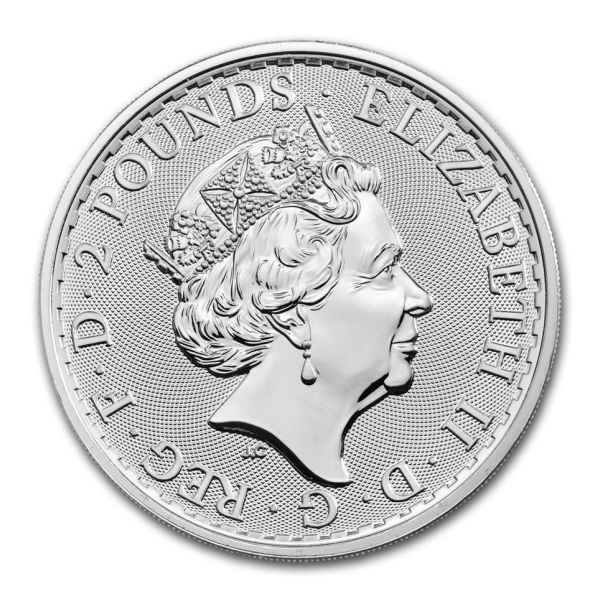 ブリタニア イギリス 銀貨 2ポンド銀貨の通販 1オンス 英国 2ポンド