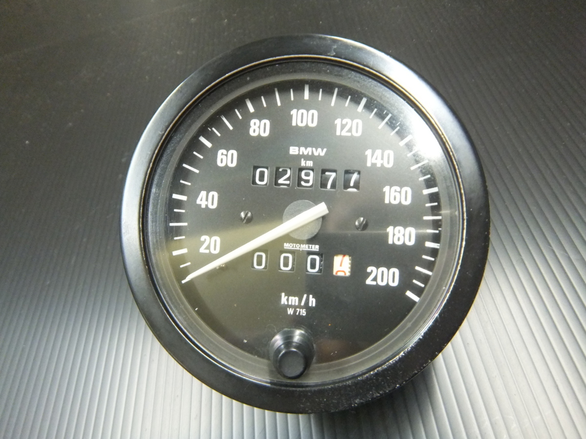 BMW R100GS 実動スピードメーター （実動走行車両より 動画あり パリ 