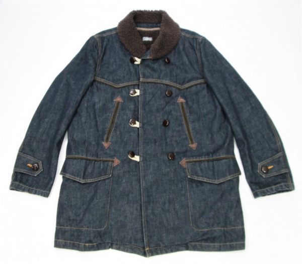⑩16AW kolor BEACON ボアライナー ウエスタンデニムコート インディゴ