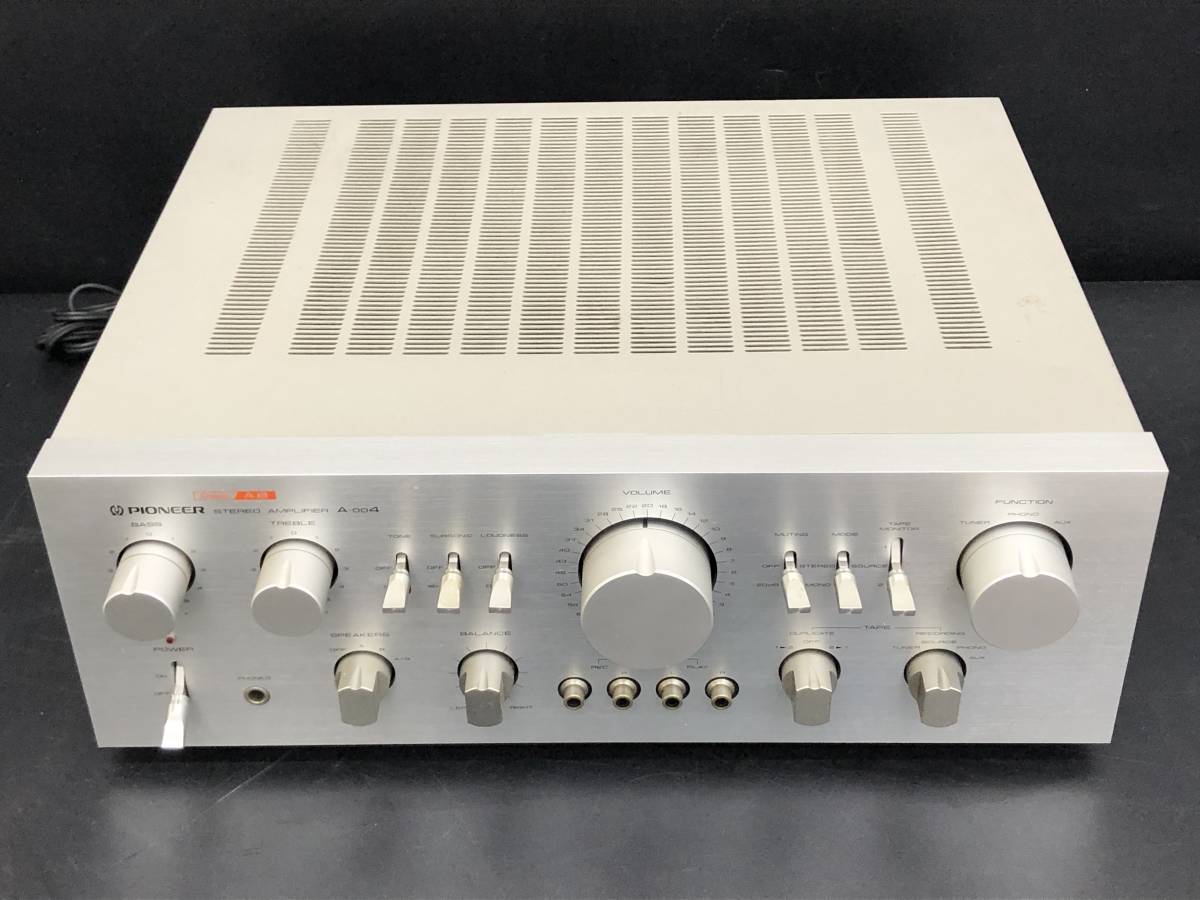 パイオニアプリメインアンプA-004 プリメインアンプ パイオニア Pioneer A-004 A－004 整備済◇◇ AB