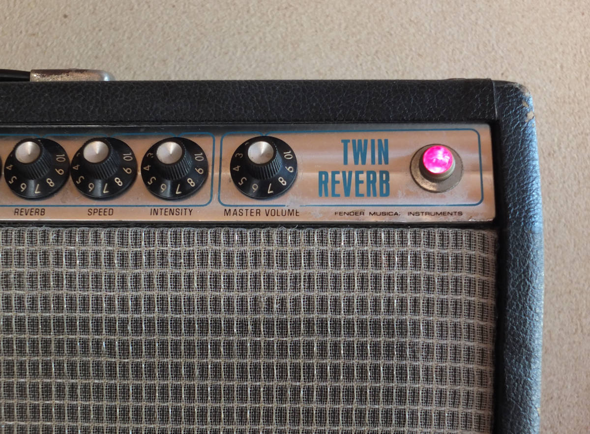 動作品 フェンダー ツイン リバーブ 銀パネ アンプ 「Fender TWIN 動作品 フェンダー ツイン リバーブ 銀パネ アンプ 「Fender TWIN