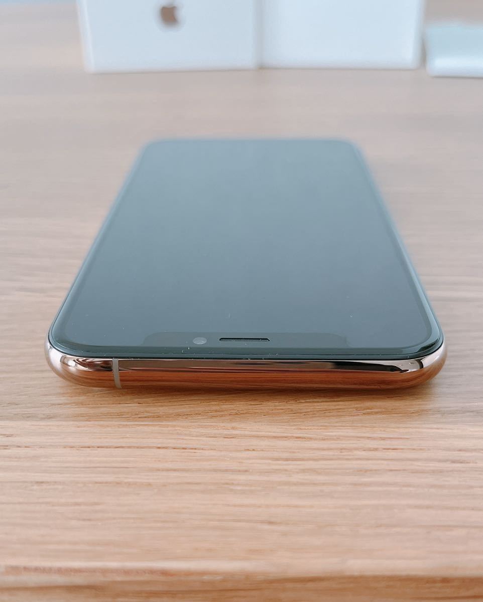 【美品】【送料無料】Apple iPhone XS ゴールド　SIMロック解除済　備品あり_4