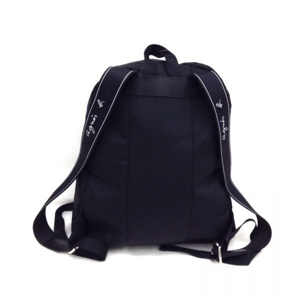 レディース ✨美品✨アニエスベー リュック ナイロン ロゴ金具 A4収納 