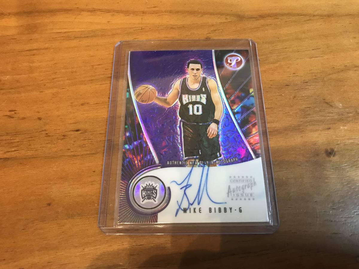 定番人気，新作登場 マイク ビビー mike bibby auto topps properties 