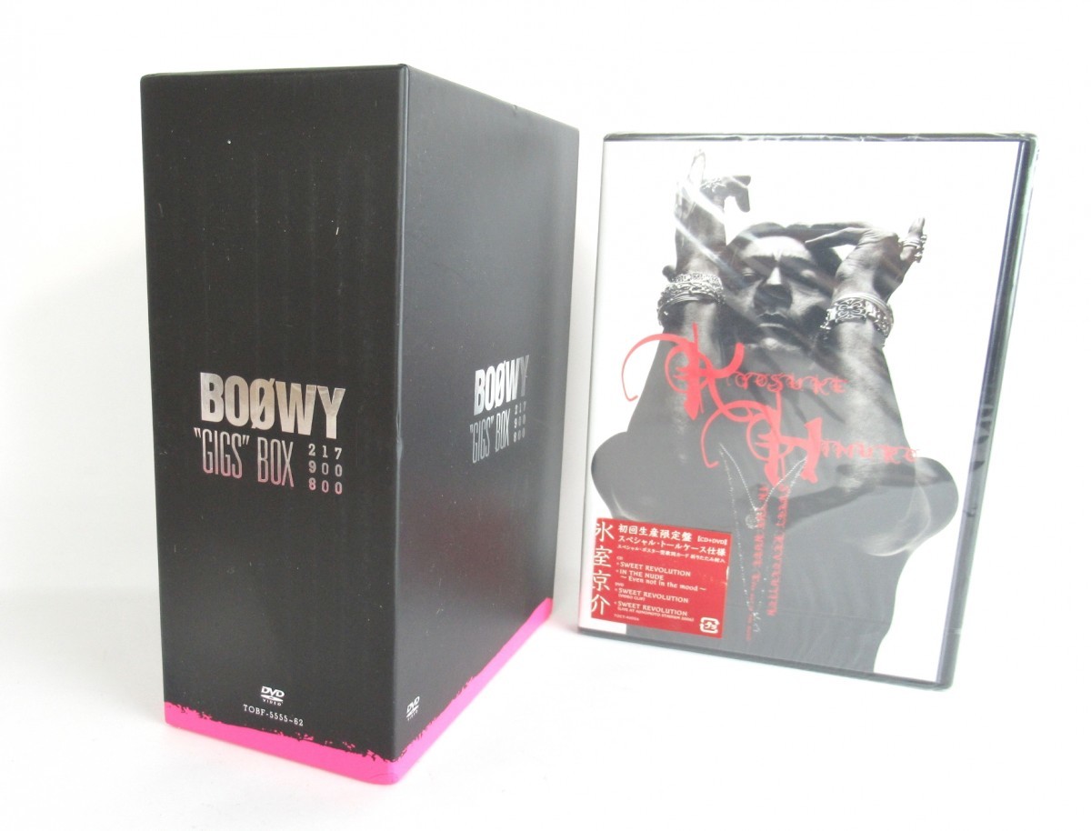GIGS BOOWY BOX BOØWY DVD OF - BOφWY : ORIGINAL 8枚組 BOOWY”GIGS