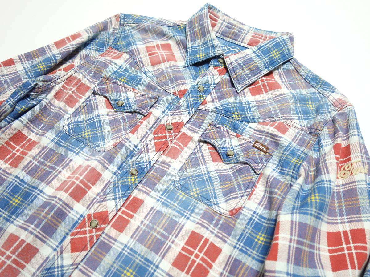 初販インディゴチェックシャツ 「ラストシンデレラ 藤木直人着用」 TMT