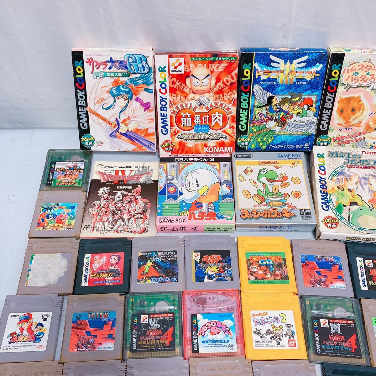 Yk26 ゲームボーイ Gbc ソフトまとめ 80点以上 遊戯王 ポケモン マリオ ドラゴンクエスト ワンピース 動作未確認 タイトル 売買されたオークション情報 Yahooの商品情報をアーカイブ公開 オークファン Aucfan Com