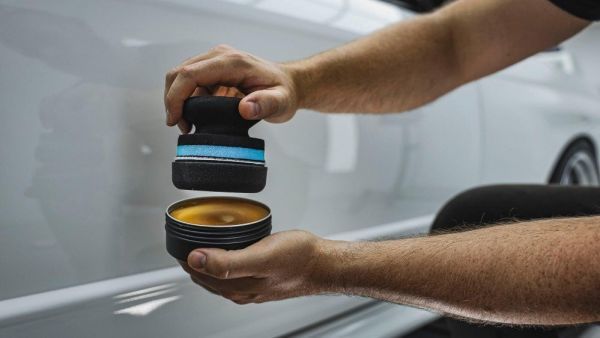 オートフィネス ハンディパックアプリケーター+スクラブスポットパッド ハンディパック アプリケーター SPOT TYRE AutoFinesse 日本正規品 2個入り スクラブスポットパッド ハンディパックアプリケーター+タイヤスポットパッド2 タイヤワックス ハンディパックアプリケーター+ワックススポットパッド キ*ク様 新品 Handi