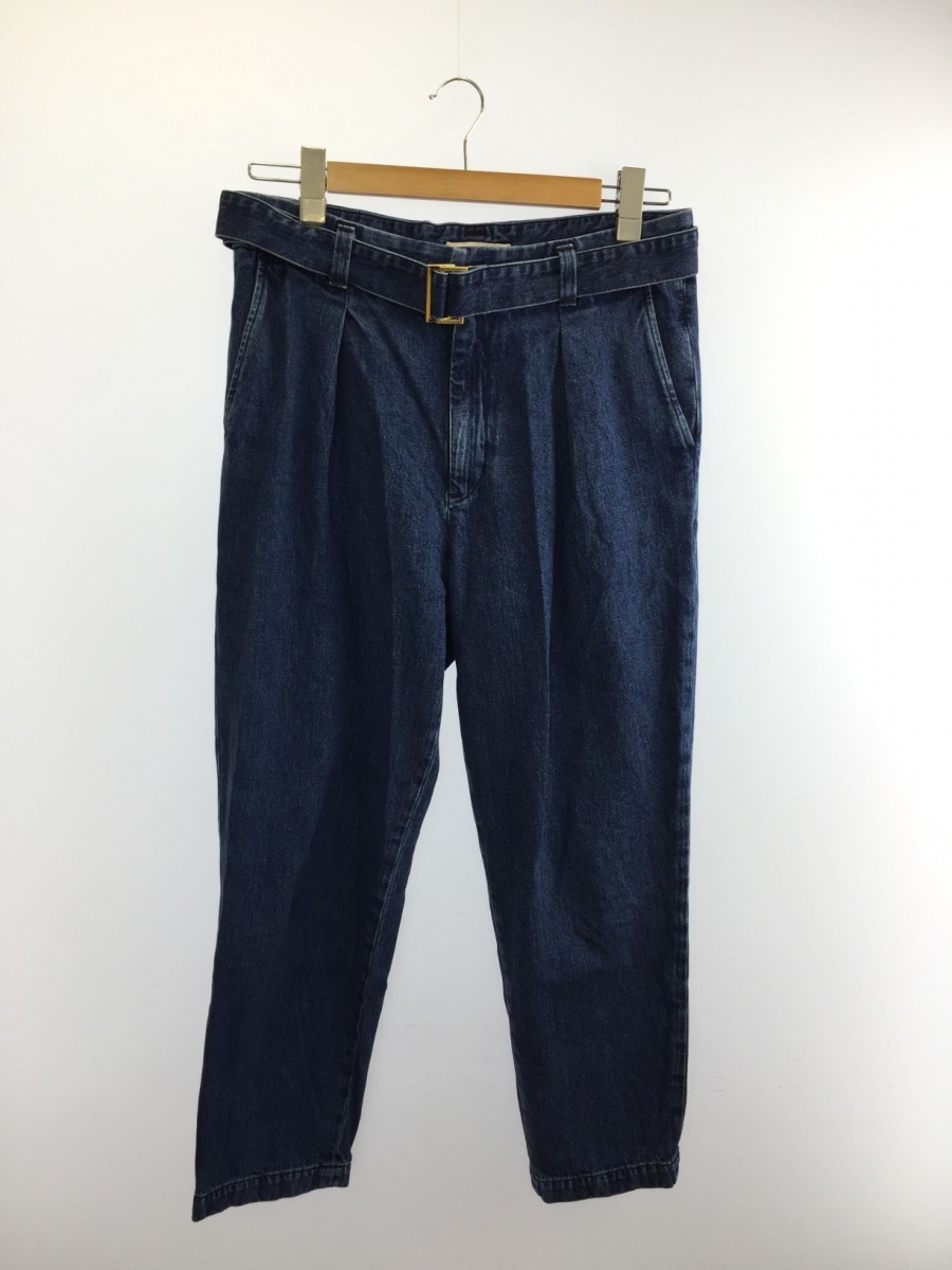 CULLNI◇20SS/LONG BELT TAPERED PANTS/JAPAN DENIM/2/JDCLPT110 Belt 
