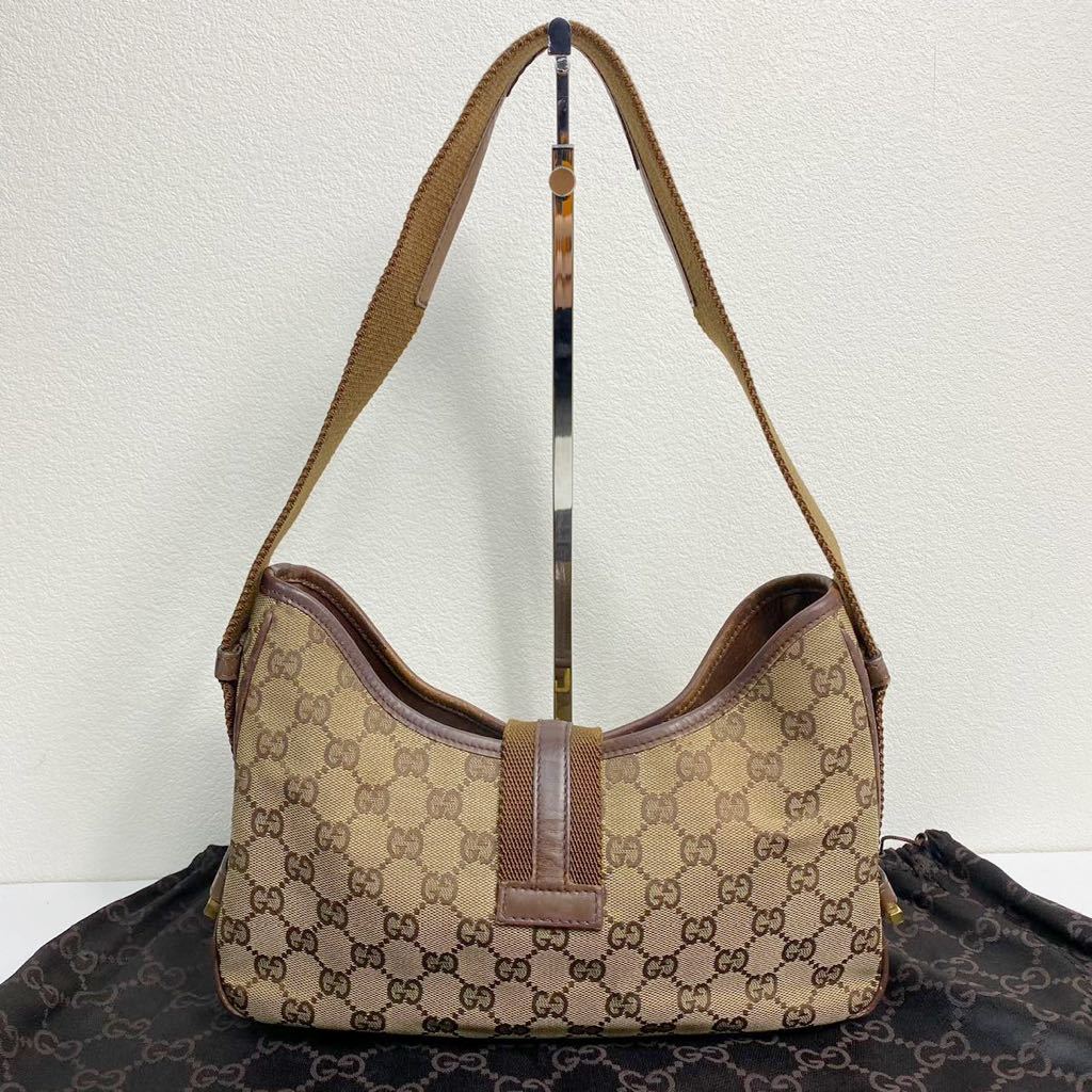 1円 【稀品 美品】 本物 GUCCI グッチ ショルダーバッグ ワン 