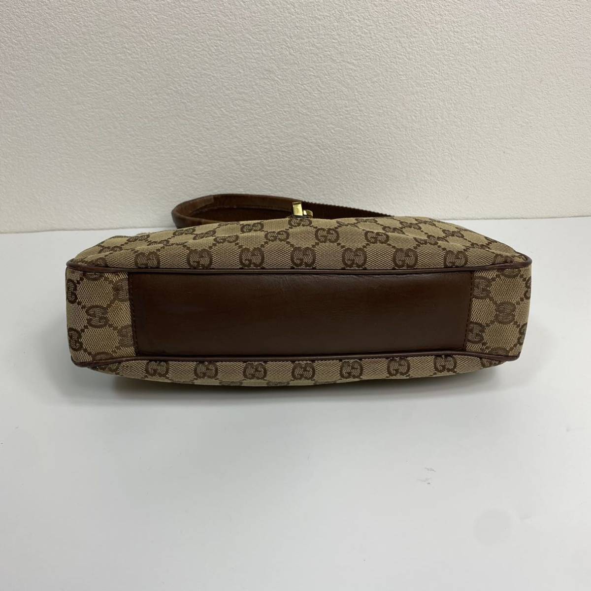 1円 【稀品 美品】 本物 GUCCI グッチ ショルダーバッグ ワン 