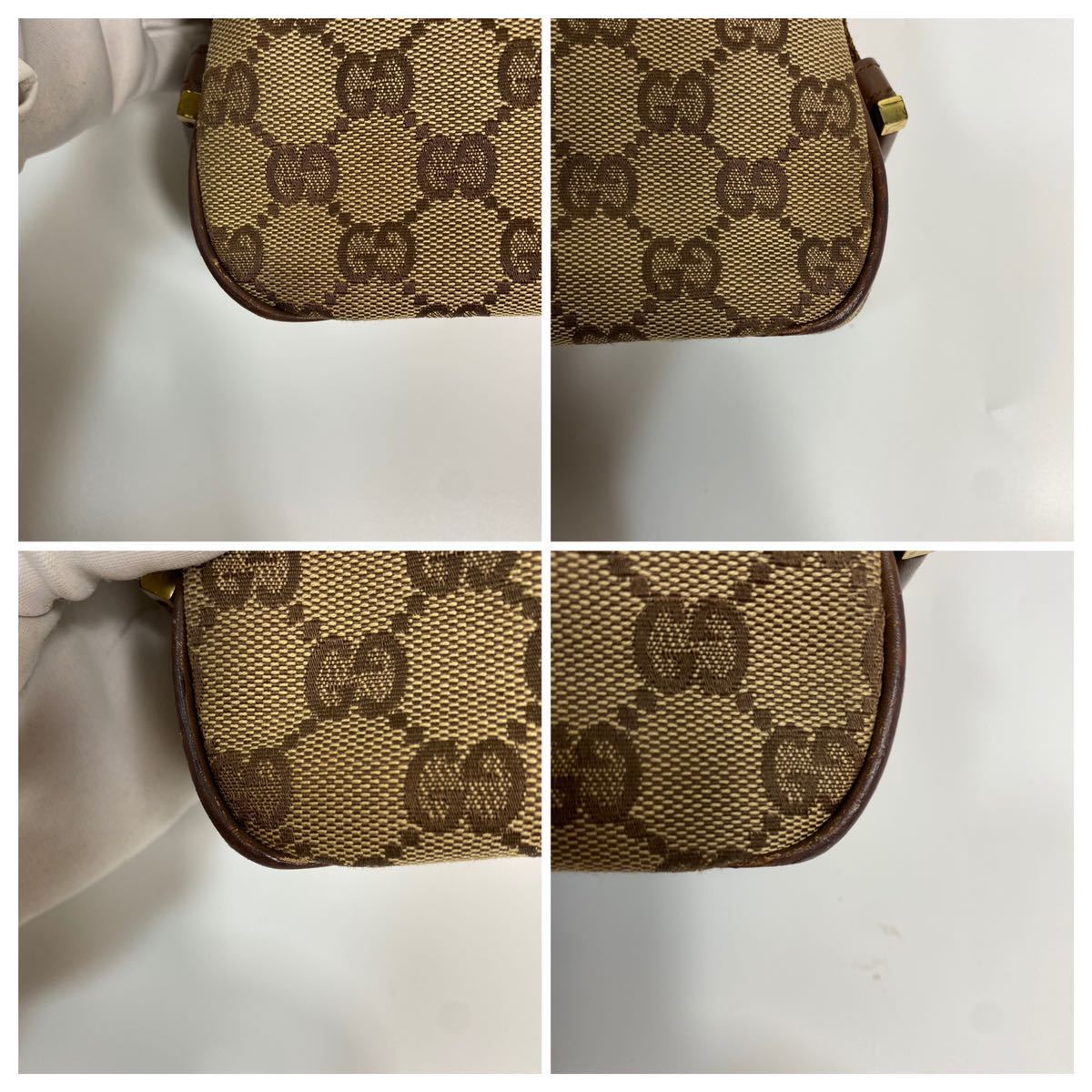 1円 【稀品 美品】 本物 GUCCI グッチ ショルダーバッグ ワン 